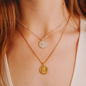 Sun to My Moon Necklace (Double Sided)